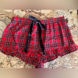 PINK Victoria’s Secret Red Plaid Shorts